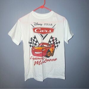 Disney Pixar Cars Lightning McQueen Graphic T-Shirt – Size XS